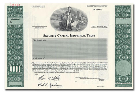 Prologis Timeline - 1994 Prologis Timeline - 1994 Stock Certificate