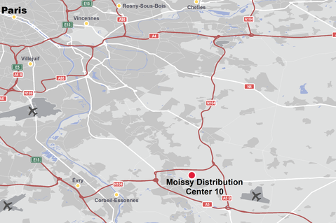 Carte de Moissy-Cramayel Carte de Moissy-Cramayel, Paris, France