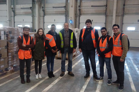 Visit of the Kusmi Logistics Facility at Le Havre Visite de l'Entrepôt Kusmi au Havre