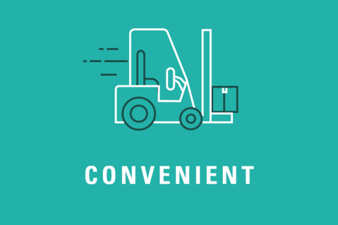 Forklifts - convenient