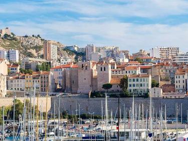 buildings in Marseille, France