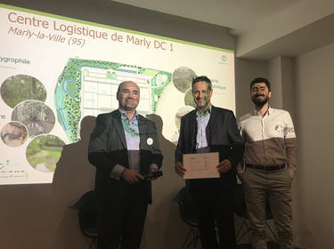 Prologis reà§oit le Label BiodiverCity  Niveau Excellent