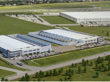 Vue aérienne d'un centre de données Prologis