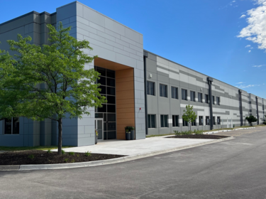 Vue extérieure d'un centre de données Prologis